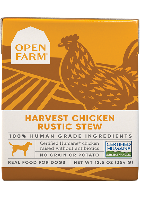 Open Farms Rustic Stew Wet Dog Food 12.5oz Chicken