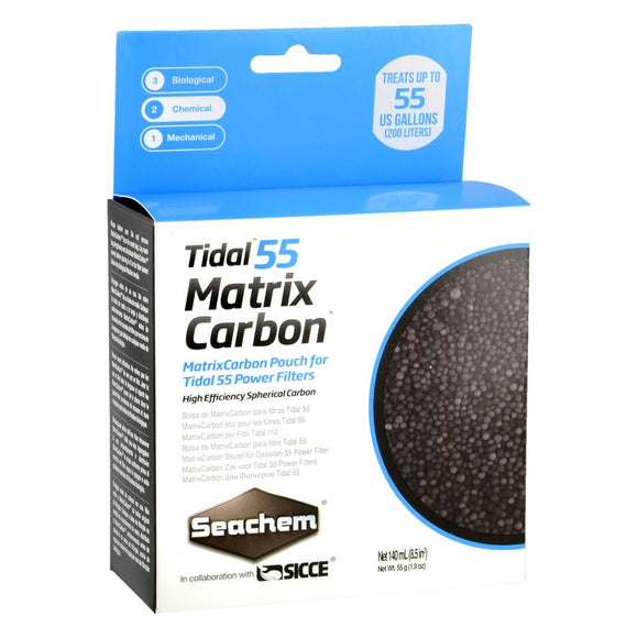 Seachem Tidal 55 Matrix Carbon Aquarium Filters  4 7 Oz