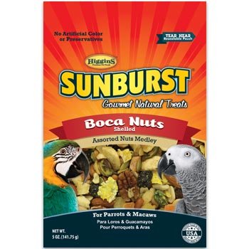 Higgins Sunburst Boca Nuts Bird Treat 5 Oz