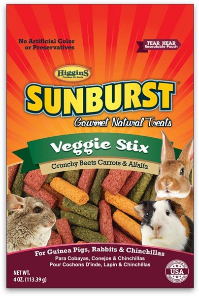 Higgins Sunburst Veggie Garden Small Animal Treat 5 Oz
