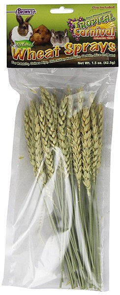 Brown's Tropical Carnival Wheat Sprays Small Animal Treat 1.5oz