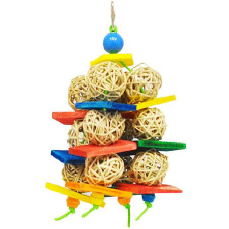 A&E Cage Co USA Wicker Cluster Toys - Medium