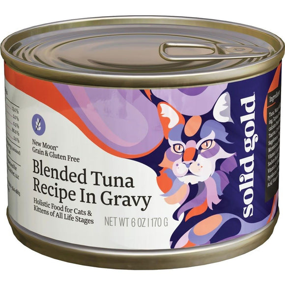 Solid Gold 6 oz New Moon Tuna Cat Canned Food