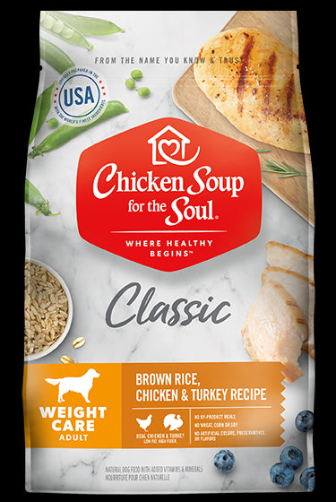 Chicken Soup Weight Care Dog - Brown Rice, Chicken & Turkey Recipe 4.5lb