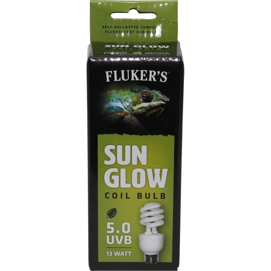 Fluker s Sun Glow Coil Bulb Tropical 5 UVB 13 Watt