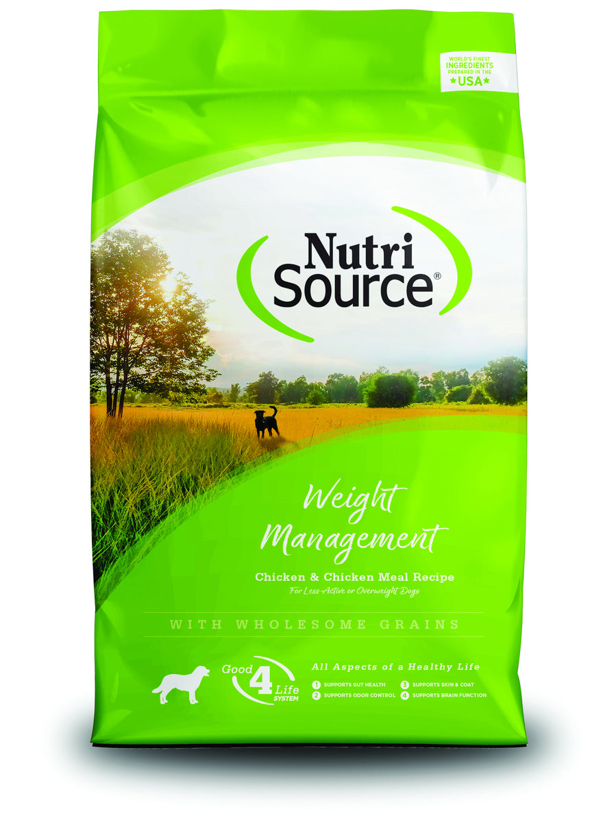 Nutrisource Weight Management Chicken, Rice Dog Food 26lb