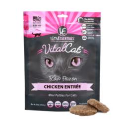 Vital Essentials 28 oz Frozen Mini Patties Chicken Cat Food