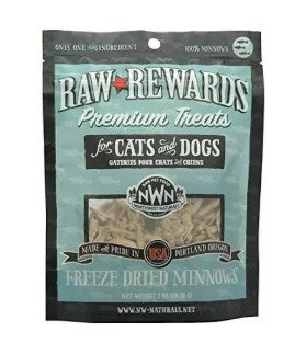 Northwest Naturals 1 oz Dog Cat Freeze-Dried Treat Minnow