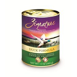 Zignature Grain-Free Duck Canned Dog Food (Case Of 12 Cans / 13 Ounces Per Can)