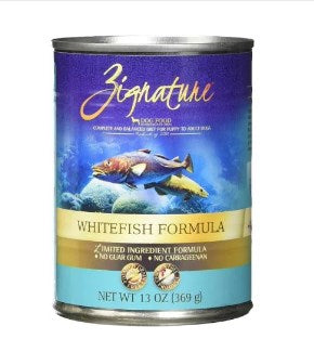ZIGNATURE Canned Dog Food Whitefish 13 oz