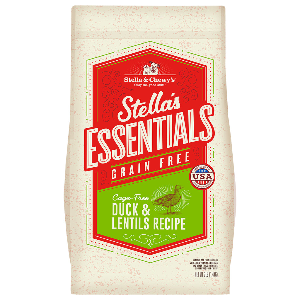 Stella & Chewy's 3 lbs Dog Essentials Grain-Free Duck Lentils