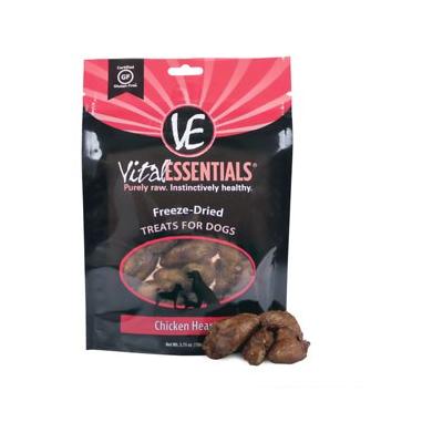 Vital Essentials 3.75 oz Chicken Hearts Freeze Dried Raw Dog Treat