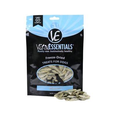 Vital Essentials 2.5 oz Minnows Freeze Dried Raw Dog Treat