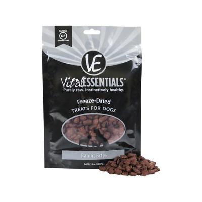 Vital Essentails 5 oz Rabbit Bites Freeze Dried Raw Dog Treat