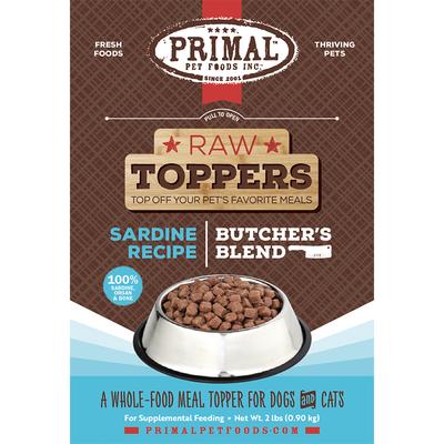 Primal 2 lbs Butchers Blend Topper Sardine Dog & Cat Food
