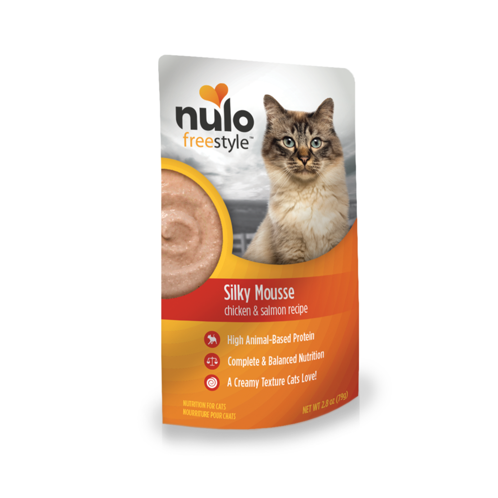 Nulo Freestyle 66102504 2.8 oz Grain Free Mousse for Cats Chicken & Salmon
