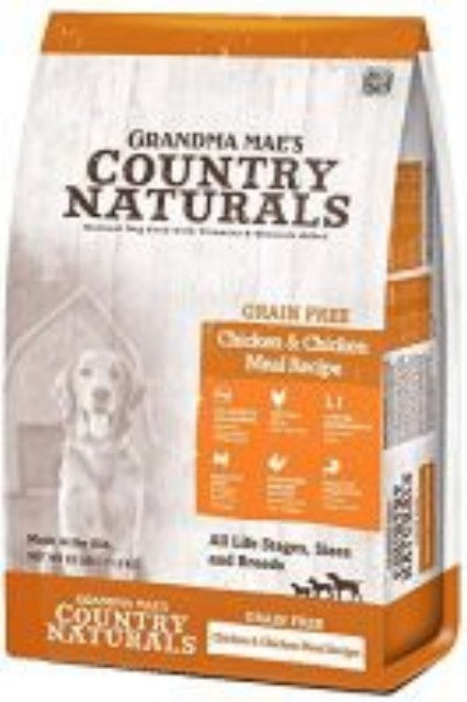Grandma Mae's Country Naturals Grain-Free Limited Ingredient Chicken Recipe Dry Dog Food, 4 Lb