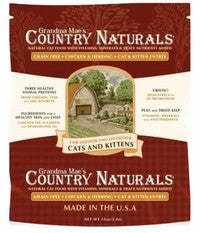 Grandma Mae's Country Naturals Grain-Free Chicken & Herring Recipe Dry Cat Food, 3 Lb