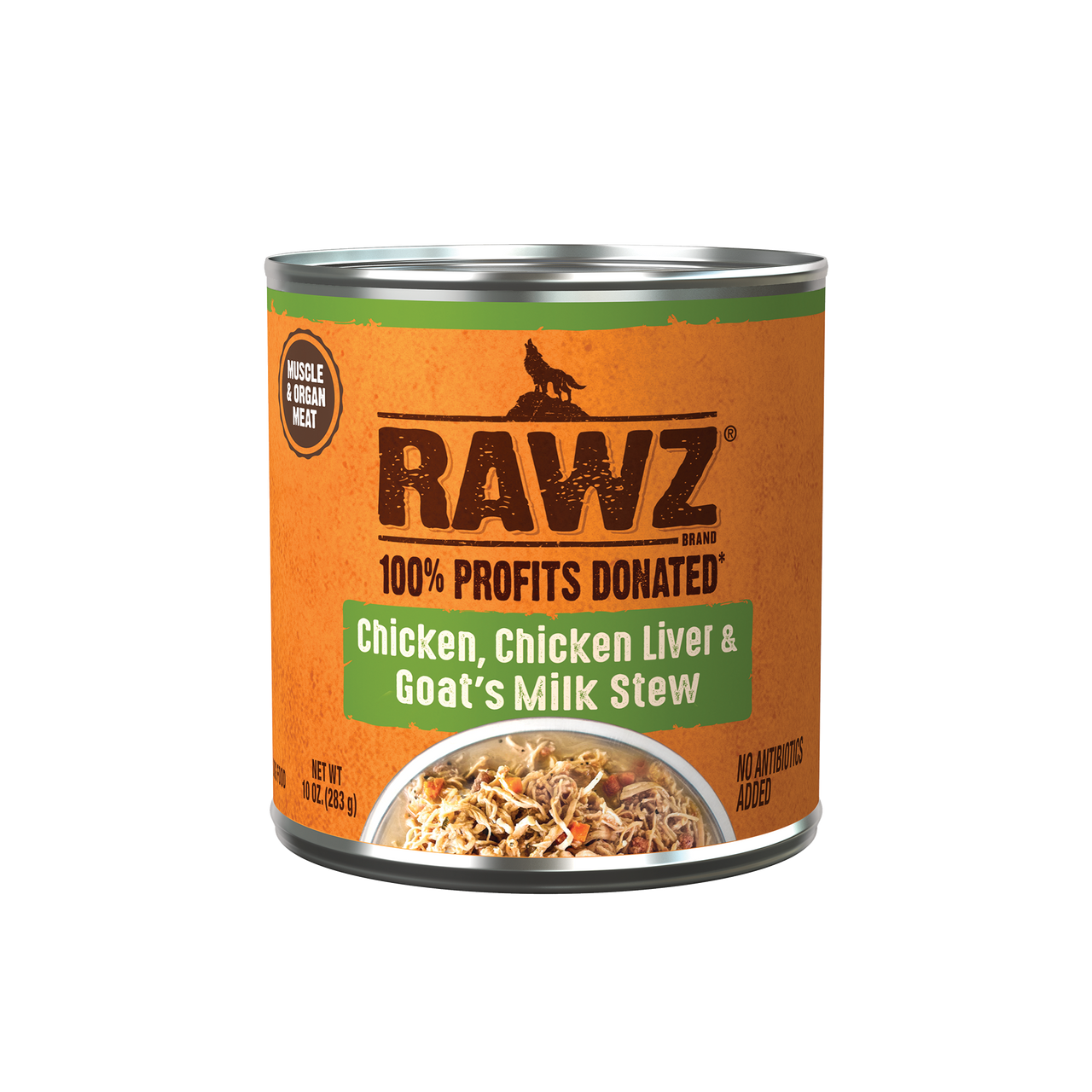 Rawz Chicken,Chicken Liver & Goat’s Milk Stew Dog Food 10oz