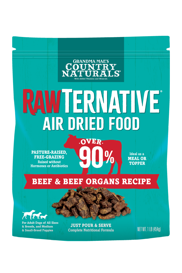 Grandma Mae's Rawternative Air Dried Dog Food 5oz