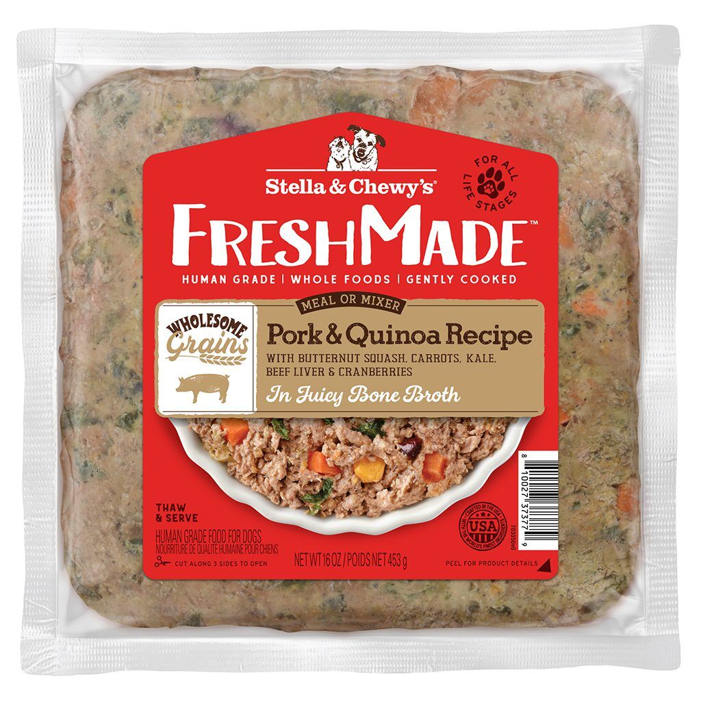 Stella & Chewy's Freshmade Pork & Quinoa Dog Food 16oz