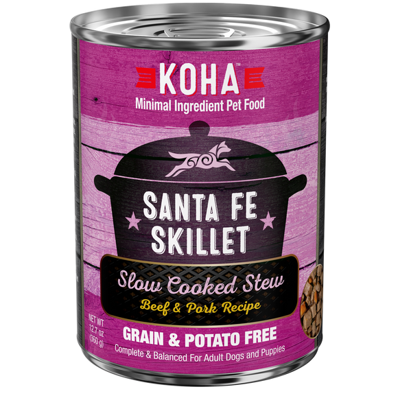 Koha Slow Cooked Stew for Dogs 12.7oz Santa Fe Skillet