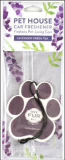 Pet House Car Air Freshener Lavender Green Tea