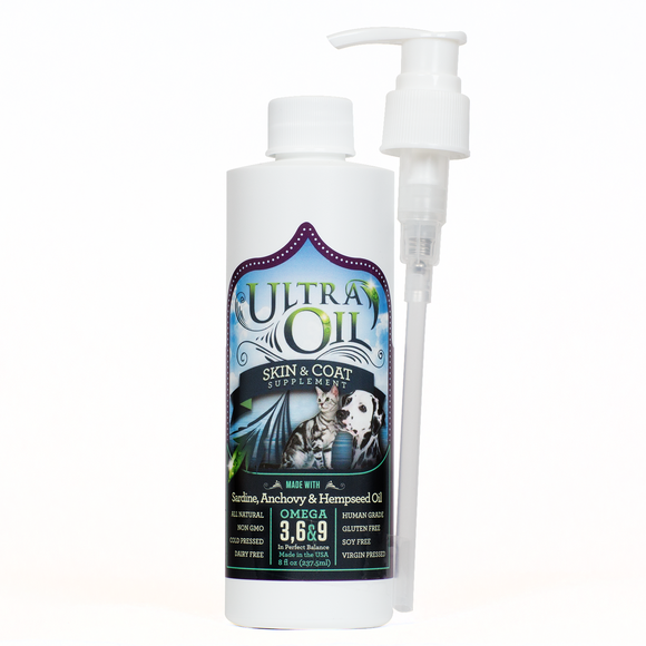 Ultra Oil Skin and Coat Supplement For Dogs and Cats 8oz