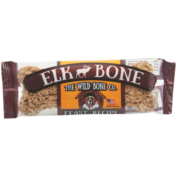 The Wild Bone Dog Treat 1oz Elk Bone Feast
