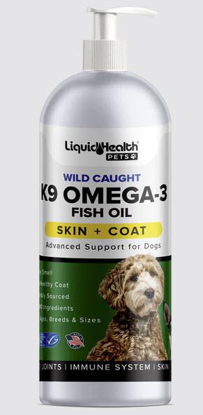 K9 Liquid Health Skin and Coat Fish Oil 16oz – Benson's Pet Center