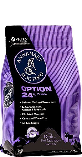 Annamaet Original Option Dog Food 24% Protein Salmon & Brown Rice 5lb
