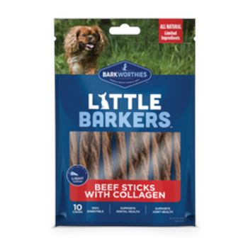 Barkworthies 10 Pk Beef Collagen sticks