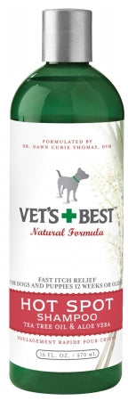 Vet's Best Hot Spot Itch Relief Dog Shampoo, 16 oz