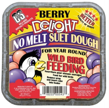 C&S Suet for wild Birds 11oz Berry Delight
