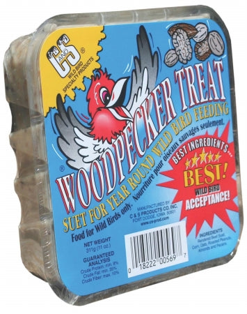 C&S Suet for wild Birds 11oz Woodpecker Treat
