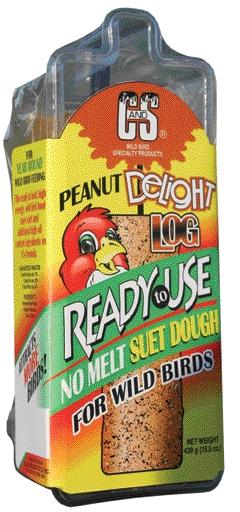 C&S Suet for wild Birds 16oz Peanut Delight