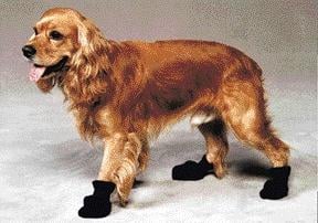 Fahion Pet Arctic Fleece Dog Boots - Black