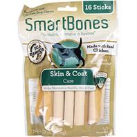 SmartBones Skin & Coat Care Sticks for Dogs Rawhide-Free 16 Pk