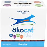 Okocat Premium Original Clumping Natural Wood Cat Litter, Dust Free 9lb