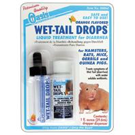 Oasis Wet-Tail Drops Liquid Treatment for Diarrhea for Small Animals 1oz