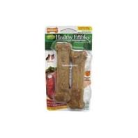 Nylabone Healthy Edibles Natural Roast Beef Flavored Dog Treats Twin Pack Regular