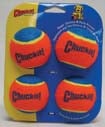 Chuckit! Durable Tennis Ball Dog Toy  Medium  4 Count