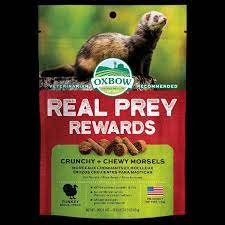 Oxbow Real Prey Rewards Crunchy & Chewy Turkey Ferret Treats, 3-oz