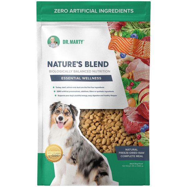 Dr. Marty's Nature's Blend Freeze Dried Turkey formula 48oz Benson's