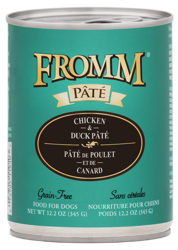 Fromm Chicken & Duck Pâté Food for Dogs 12.2 oz