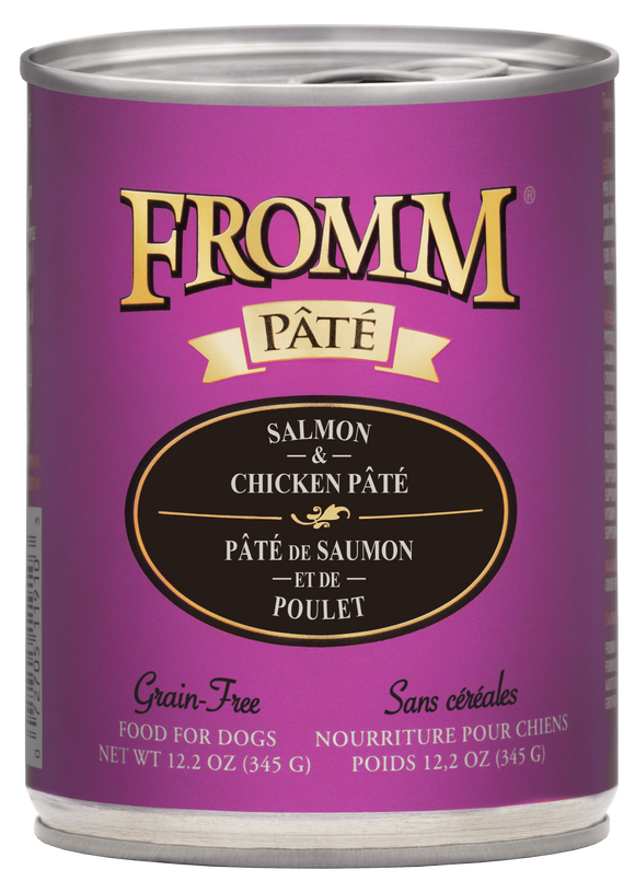 Fromm Salmon & Chicken Pâté Food for Dogs 12.2 oz