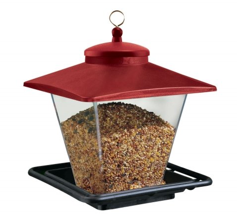 Audubon Wild Bird 7 lb. Plastic Cafe Bird Feeder 4 ports
