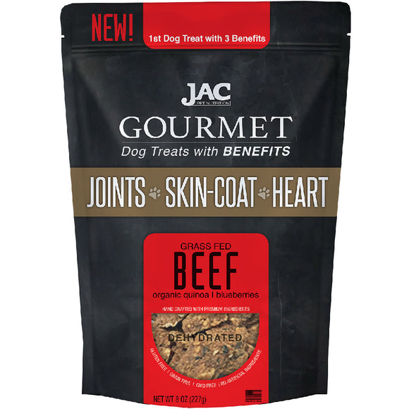 Jac Gourmet Dog Treats Beef 8oz