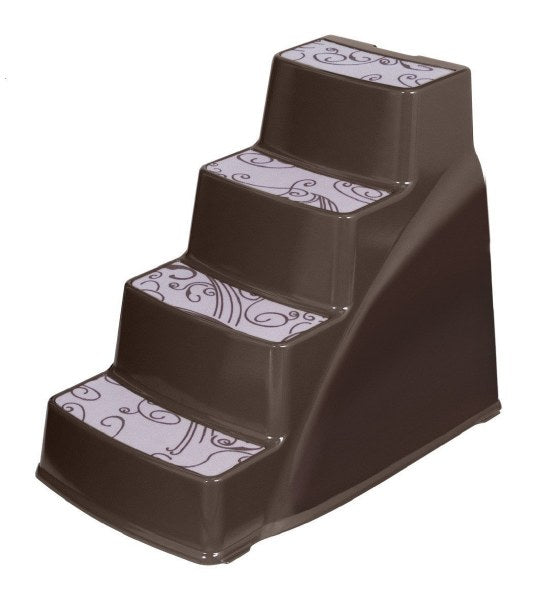 Petmate Step II Lightweight Brown Pet Steps