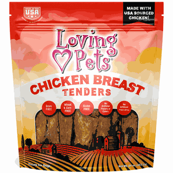 Loving Pets Chicken Breast Tenders Dog Treats 24oz